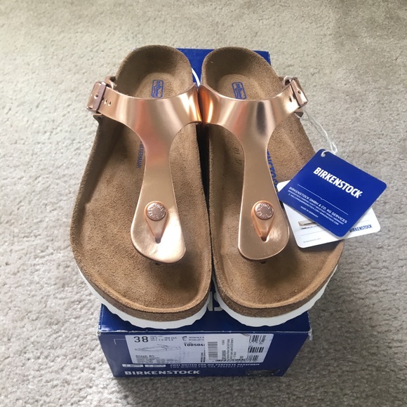 white bottom birkenstocks